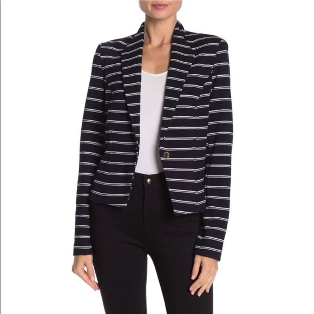 Calvin Klein One Button Knit Blazer